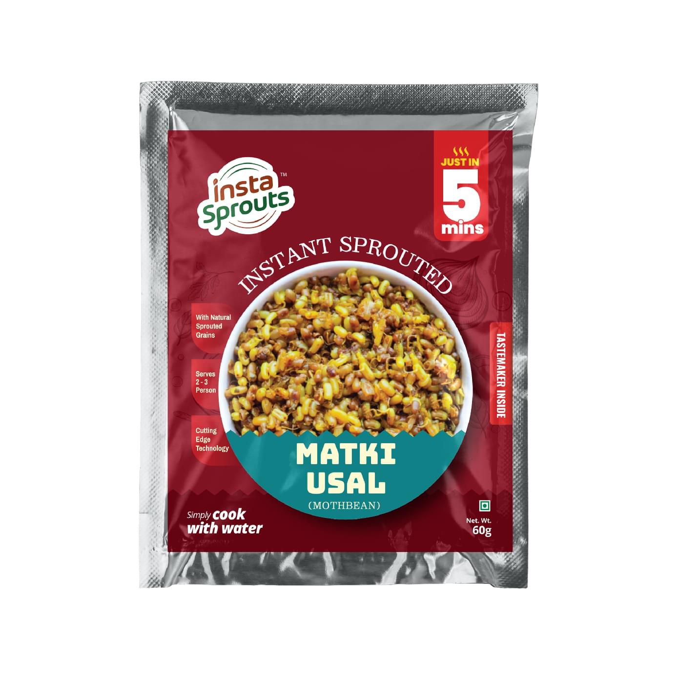 Instant Sprouted Matki Usal ( Mothbean) front